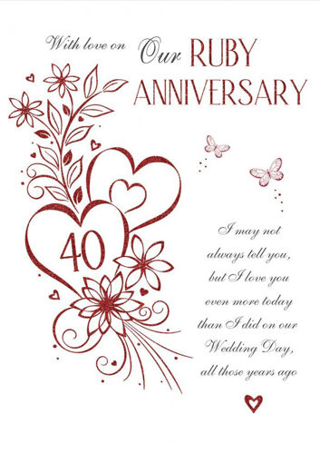 Picture of OUR RUBY ANNIVERSARY